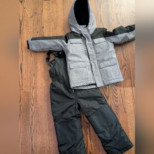 Kids Gray and Black Winter Set